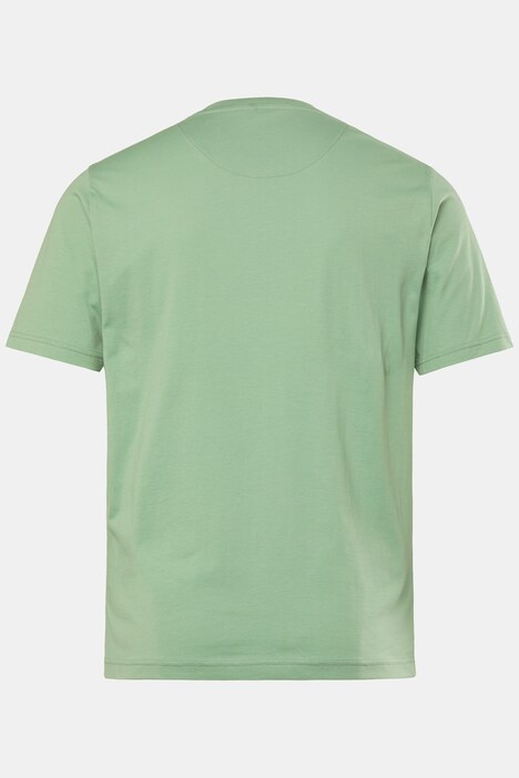 Men+ camiseta, media manga, estampado, cuello redondo, hasta la 8 XL