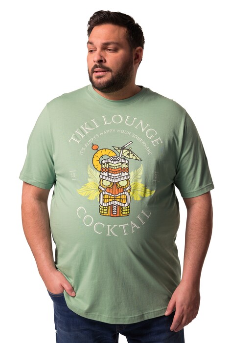 Tričko Men+, krátké rukávy, potisk, kulatý výstřih, do 8XL