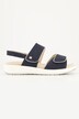 Sandales en cuir Caprice. Semelle de propreté amovible - largeur H
