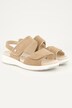 Sandales en cuir Caprice. Semelle de propreté amovible - largeur H