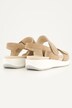 Sandales en cuir Caprice. Semelle de propreté amovible - largeur H