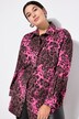 Cord-skjorte, Oversize-form, leopard-print