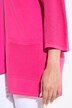 Jerseyjakke, mesh, oversized, V-hals, 3/4-ermer