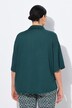 Blusa, textura, cuello camisero, media manga