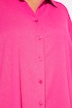 Lightly Textured 3/4 Sleeve Button Down Blouse