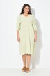 Mousseline jurk, A-lijn, print, V-hals, halflange mouwen