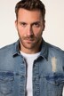 JP 1880 denim overhemd FLEXNAMIC®, denim, lange mouwen, kentkraag, Modern Fit
