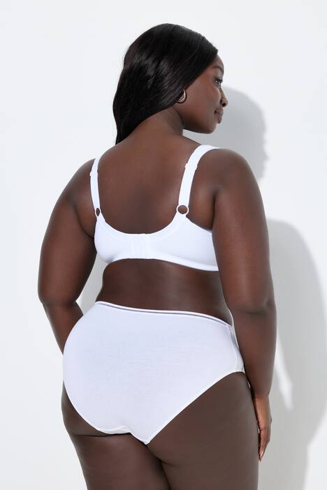 Odlehčující podprsenka, bez kostic, krajka, košíčky C-H