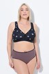Soutien-gorge minimiseur. Sans armatures. Motif à fleurs - bonnet C-D