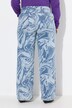 Jean 5 poches, coupe Wide Legs, imprimé au laser