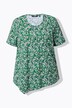 T-shirt, lynlåssøm, A-form, rund hals, korte ærmer