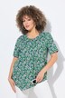 T-shirt, lynlåssøm, A-form, rund hals, korte ærmer