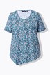 T-shirt, lynlåssøm, A-form, rund hals, korte ærmer