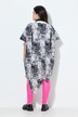 Veste longue, imprimé all-over, coupe Straight Fit plus longue que la normale