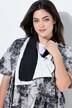 Veste longue, imprimé all-over, coupe Straight Fit plus longue que la normale