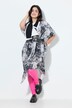 Veste longue, imprimé all-over, coupe Straight Fit plus longue que la normale