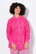 Bluse, A-form, hulbroderi, lange ærmer