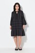 Tunic, A-line, muslin, stripes, flounces
