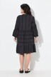 Tunic, A-line, muslin, stripes, flounces