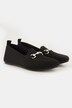 Ballerines en maille. Barrette fantaisie. Semelle de propreté amovible - largeur H