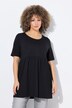 T-shirt dal taglio svasato con cucitura elastica, scollo a girocollo e mezze maniche