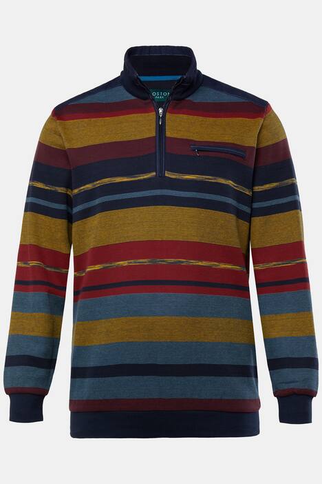 Pull camionneur Boston Park, col zippé et poche poitrine - jusqu'au 70/72