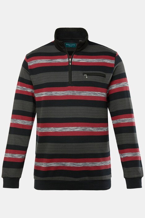 Boston Park jersey troyer, cuello con cremallera, bolsillo en el pecho, hasta la 68/70