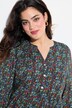Bluse, minimalistisk blomstermønster
