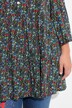 Bluse, minimalistisk blomstermønster