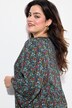Bluse, minimalistisk blomstermønster