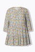 Bluse, minimalistisk blomstermønster