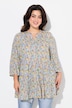 Bluse, minimalistisk blomstermønster