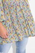 Bluse, minimalistisk blomstermønster