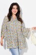 Bluse, minimalistisk blomstermønster