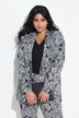 Blazer, jacquardpatroon, reverskraag, lange mouwen