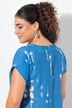 Dip-Dye Linen Blend Cap Sleeve Dress
