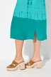Kaftan, linblanding, batikkmønster, V-hals, halvermet