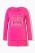 Shirt met lange mouwen, comfort fit, glittersteentjes statement