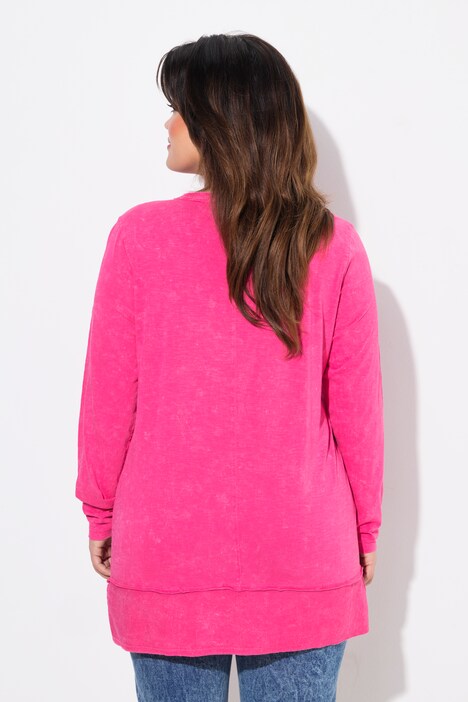 Langermet skjorte, comfort fit, glitter stone statement