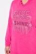 Shirt met lange mouwen, comfort fit, glittersteentjes statement