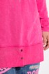 Shirt met lange mouwen, comfort fit, glittersteentjes statement