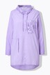 Dlouhá mikina, oversize, síťovaná kapuce