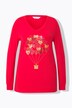 Long-sleeve classic fit balloon print shirt