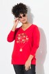 Long-sleeve classic fit balloon print shirt