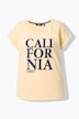 T-shirt oversize, lettrage California. Encolure ronde et manches courtes