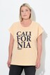 T-shirt oversize, lettrage California. Encolure ronde et manches courtes