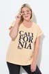 T-shirt oversize, lettrage California. Encolure ronde et manches courtes