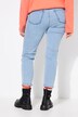 Jean Mom 5 poches, délavage clair, coupe Wide