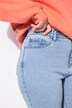 Jean Mom 5 poches, délavage clair, coupe Wide