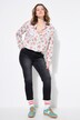 Jean Mom 5 poches, coupe Wide Legs, denim noir